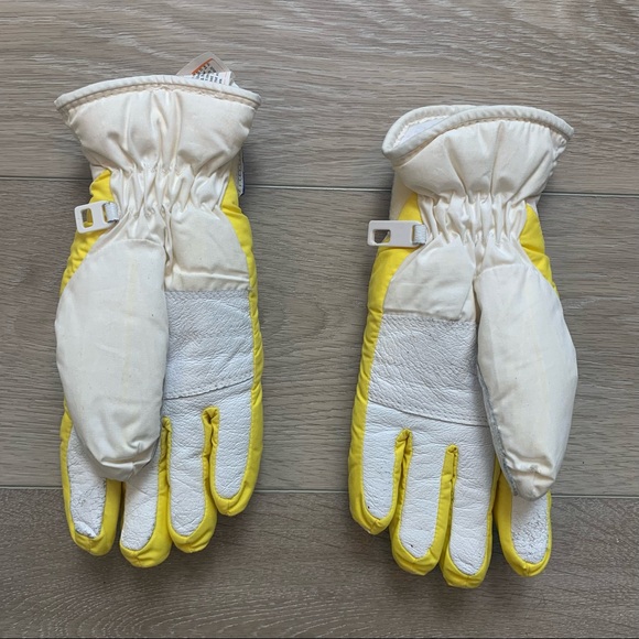 Vintage Nordica Goretex leather winter gloves size small - Picture 3 of 7